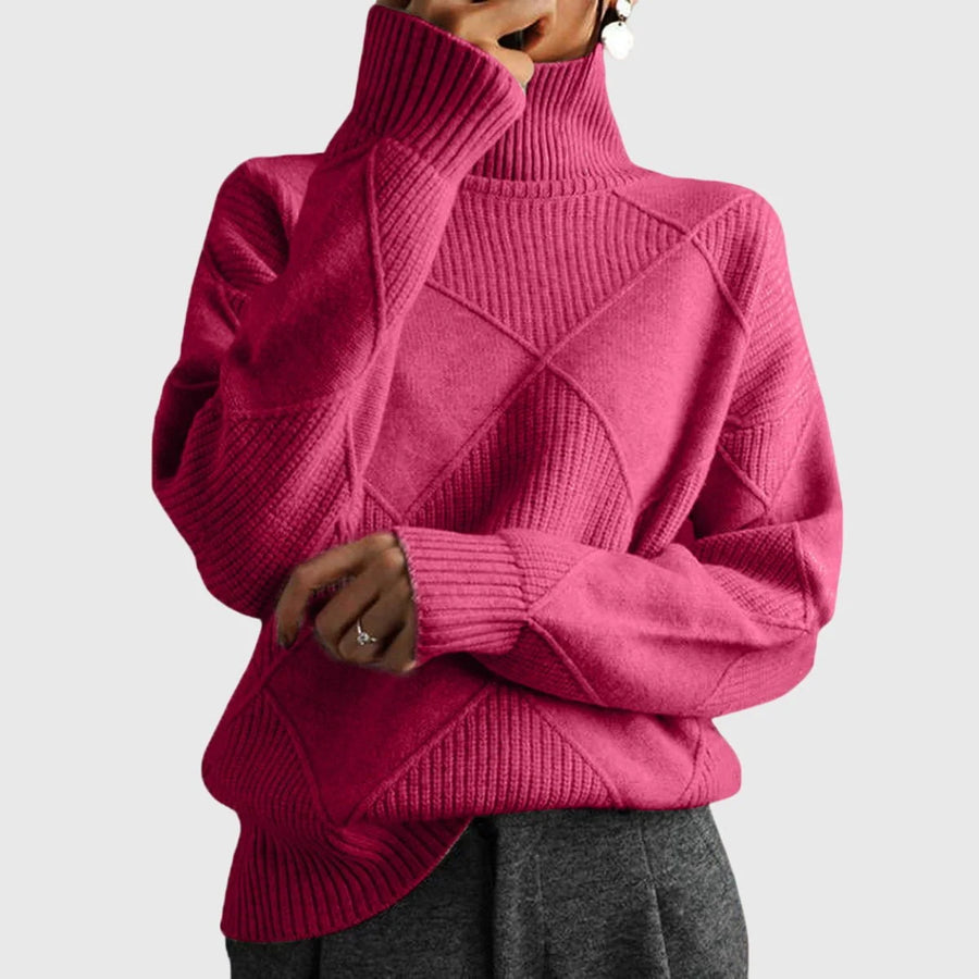 Chunky Oversized Roll Neck Jumper