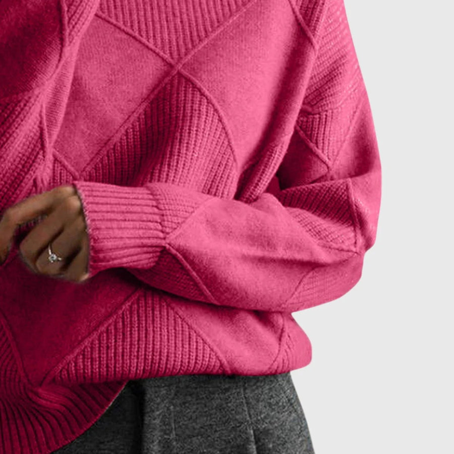 Chunky Oversized Roll Neck Jumper