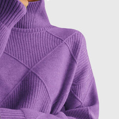 Chunky Oversized Roll Neck Jumper