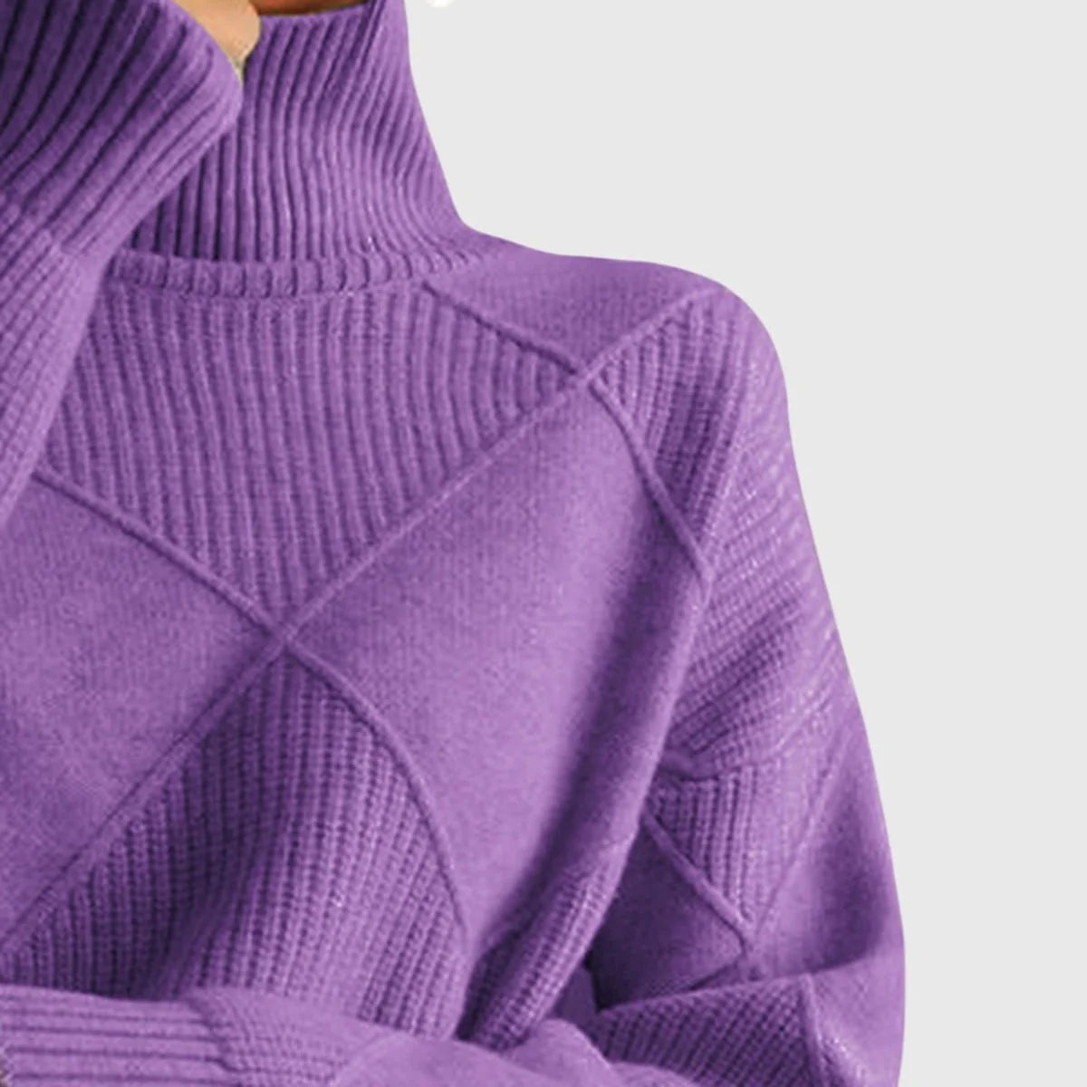 Chunky Oversized Roll Neck Jumper