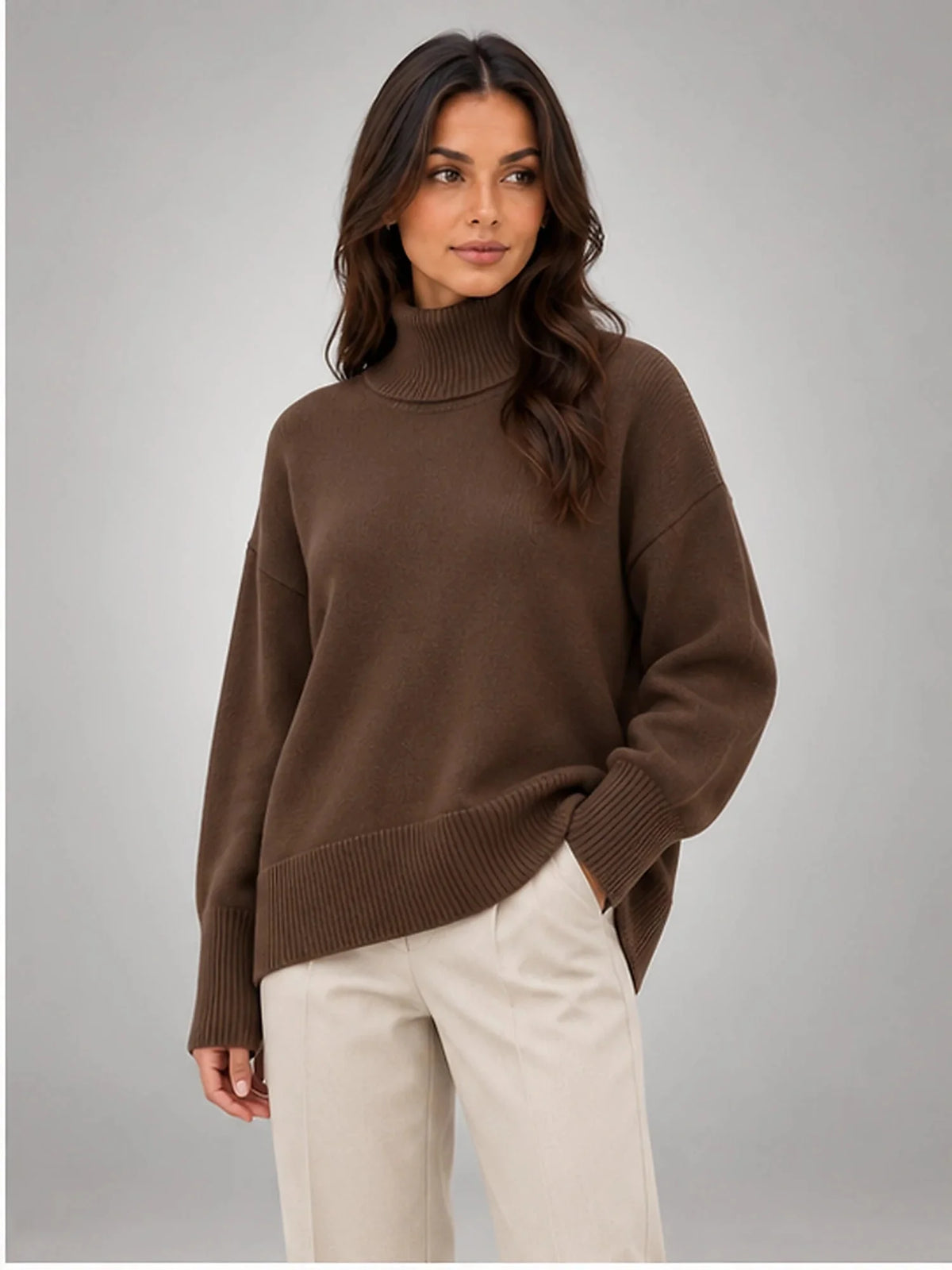 Oversized Turtleneck Jumper