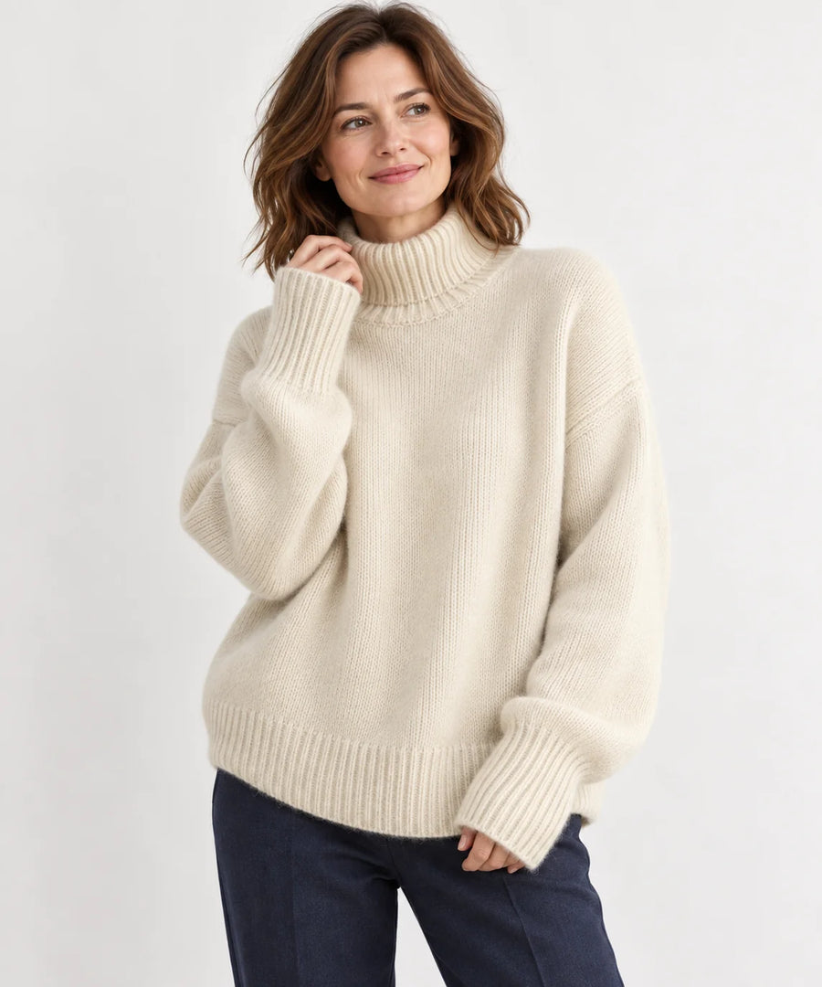 High Neck Cashmere Jumper