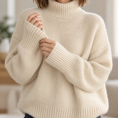 High Neck Cashmere Jumper