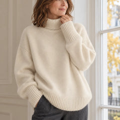 High Neck Cashmere Jumper