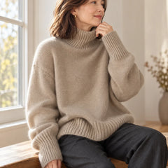 High Neck Cashmere Jumper