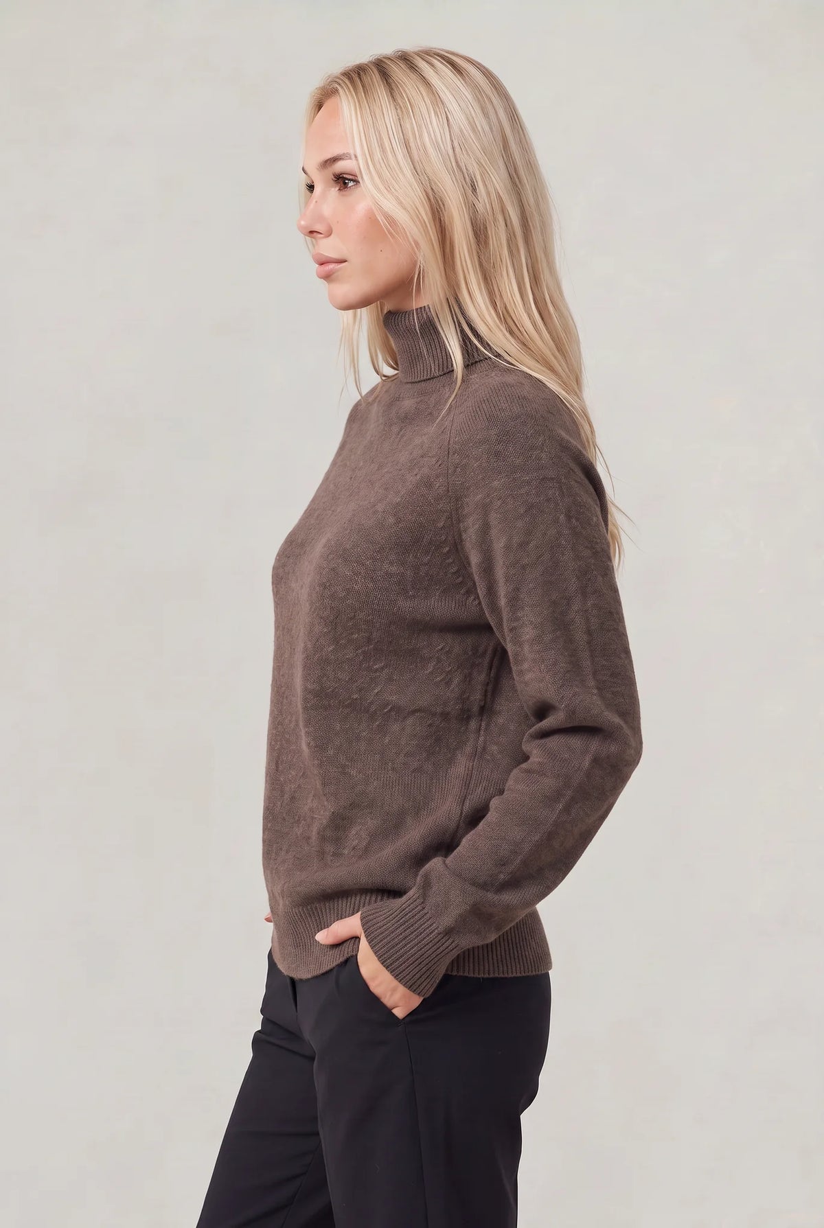 Relaxed Roll Neck Jumper