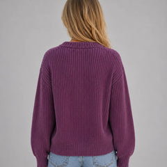 Chunky Knit V-Neck Cardigan