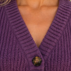 Chunky Knit V-Neck Cardigan