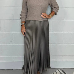 Knit Sweater Midi Dress