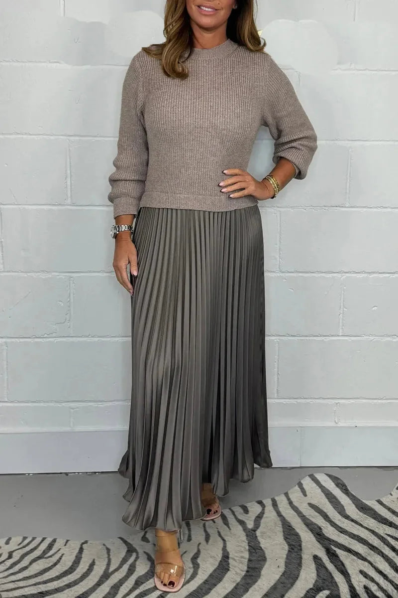 Knit Sweater Midi Dress