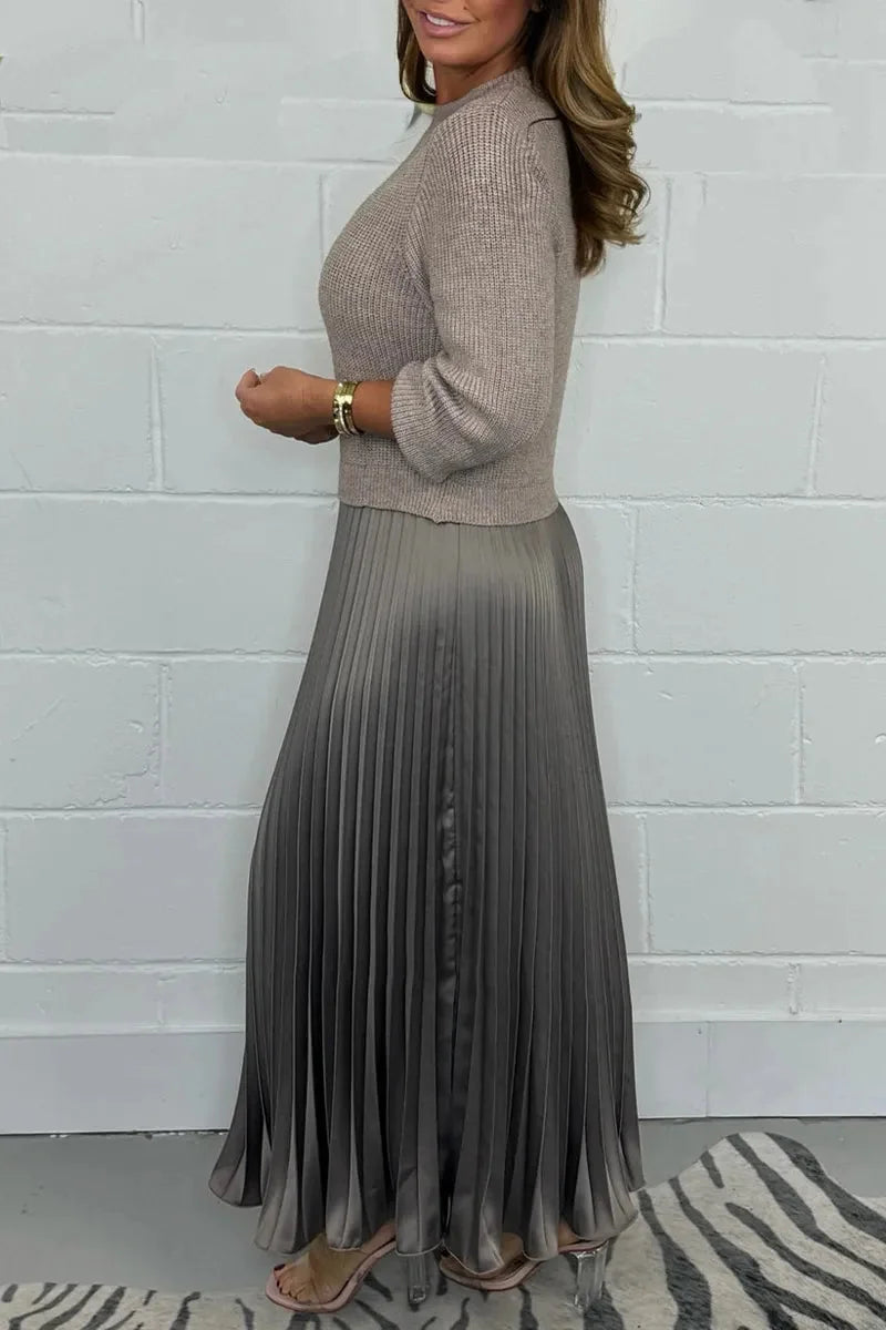 Knit Sweater Midi Dress