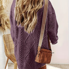 Cable Knit Sweater Dress