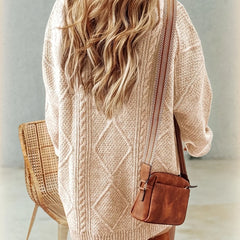 Cable Knit Sweater Dress