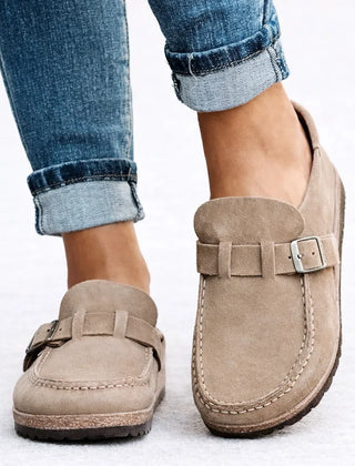 Orthopaedic Slip-On Loafers – Beige