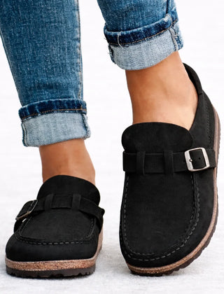 Orthopaedic Slip-On Loafers – Black