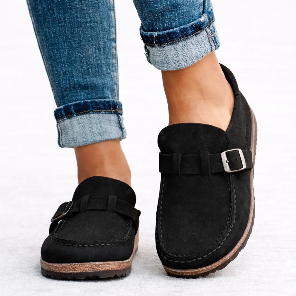 Orthopaedic Slip-On Loafers – Black