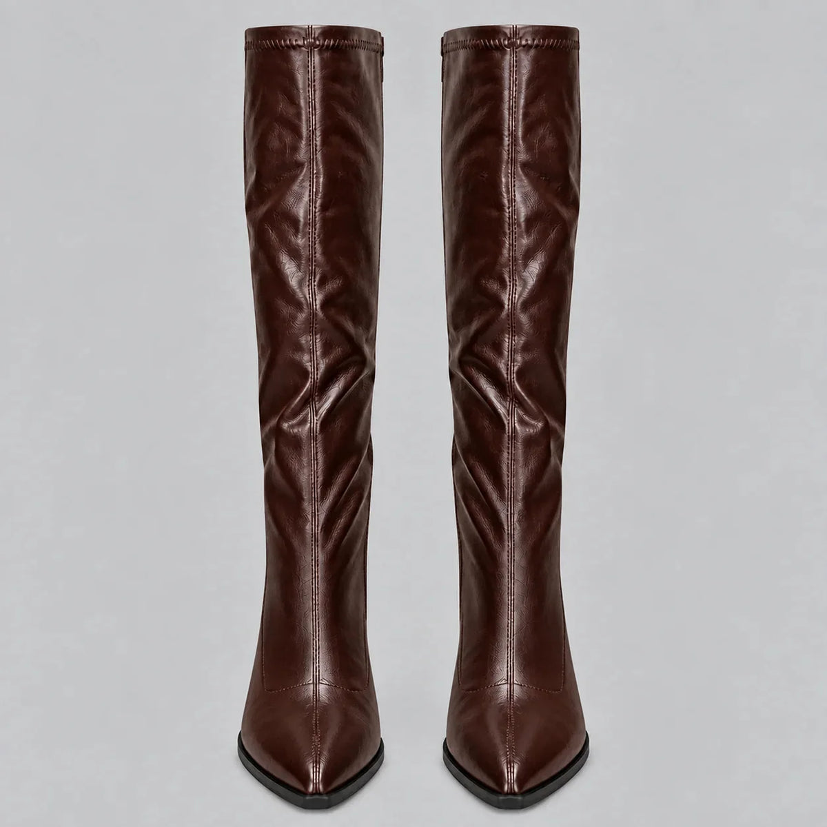 Pointed Toe Knee-High Boots