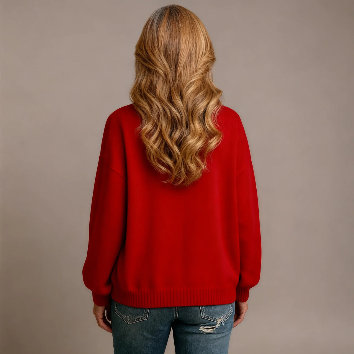 Draped Button Cardigan