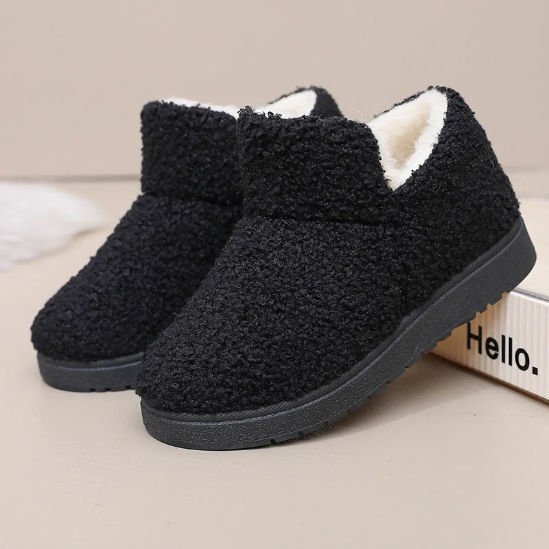 Teddy Borg Slipper Boots – Black