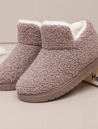 Teddy Borg Slipper Boots – Taupe