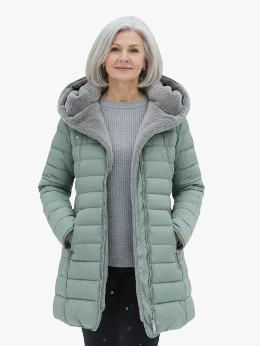 Long Quilted Padded Jacket