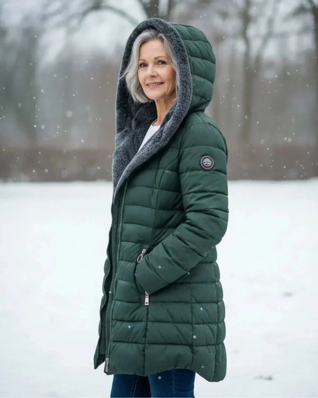 Long Quilted Padded Jacket