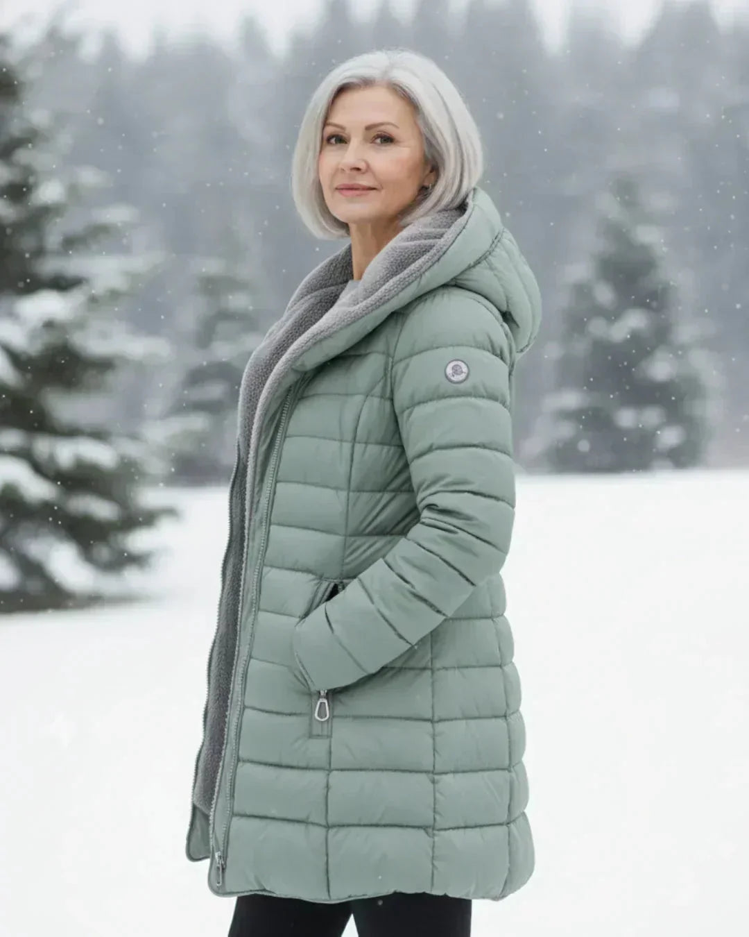 Long Quilted Padded Jacket