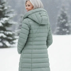 Long Quilted Padded Jacket