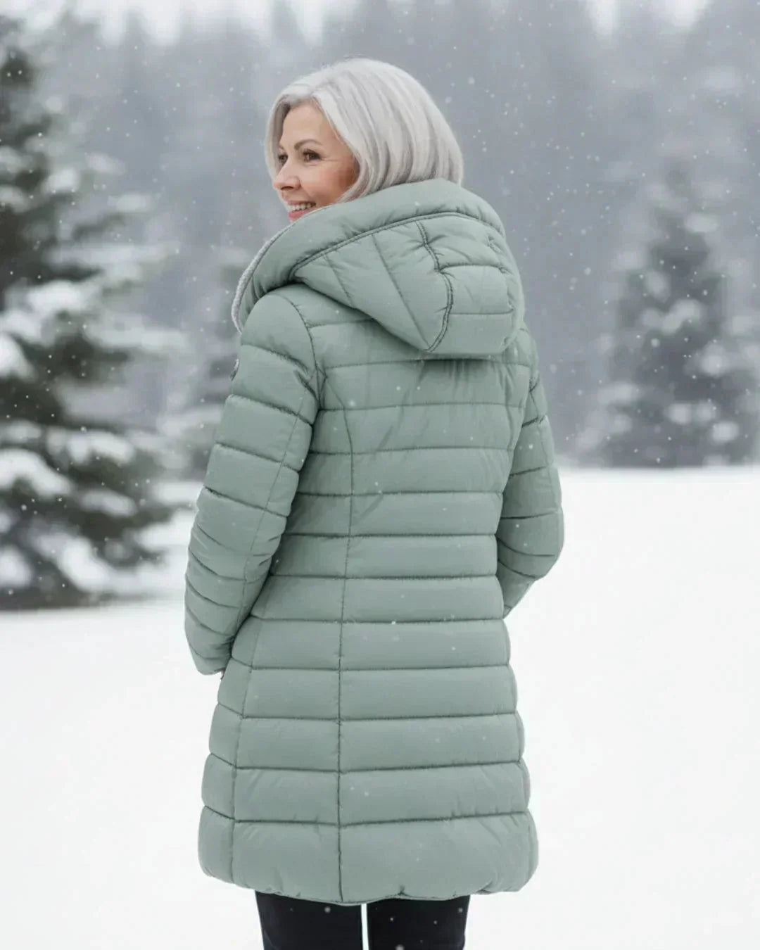 Long Quilted Padded Jacket