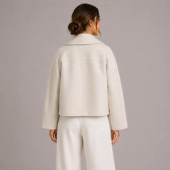 Cropped Double-Breasted Jacket