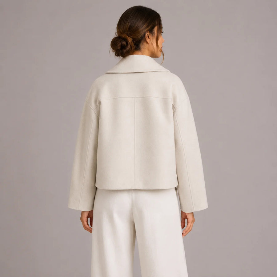 Cropped Double-Breasted Jacket