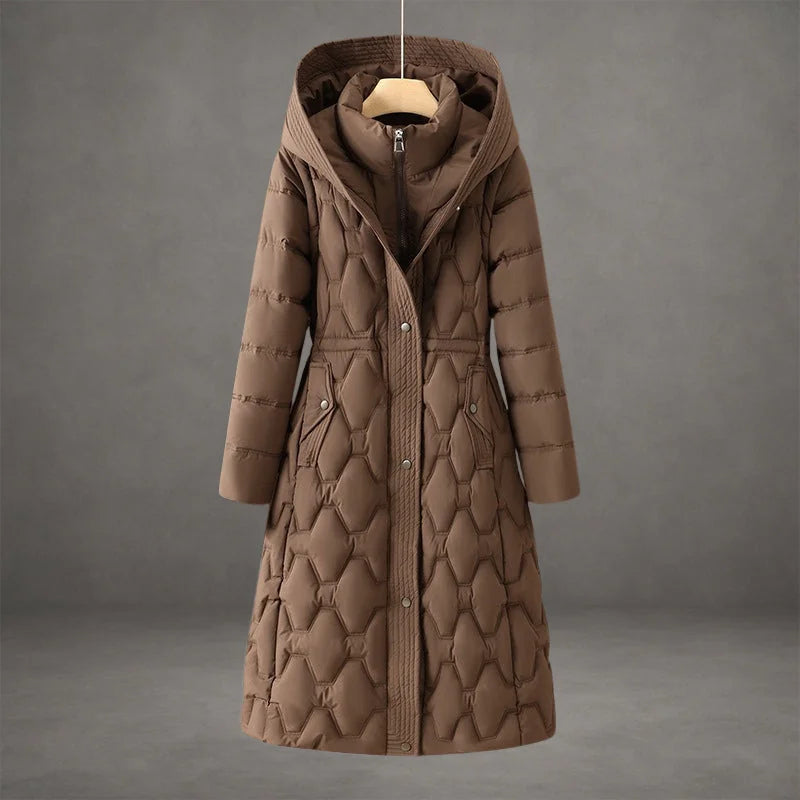 Longline Hooded Down Coat