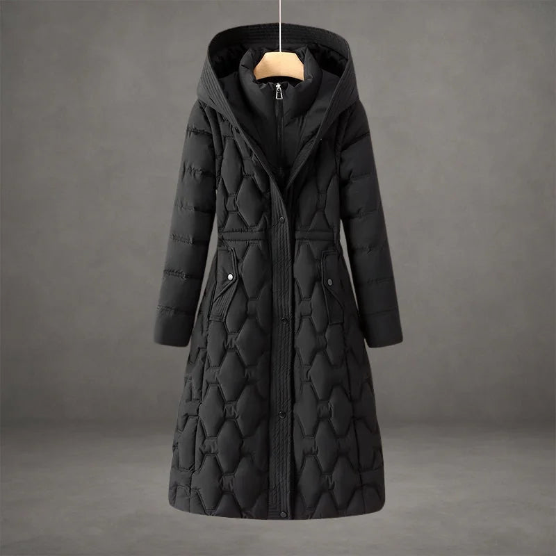 Longline Hooded Down Coat