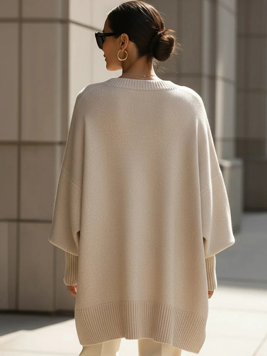 Oversized Draped Jumper