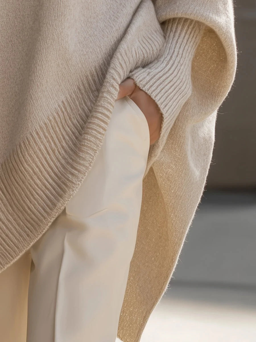 Oversized Draped Jumper