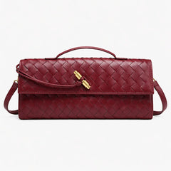 Woven Shoulder Clutch Bag – Red Carpet