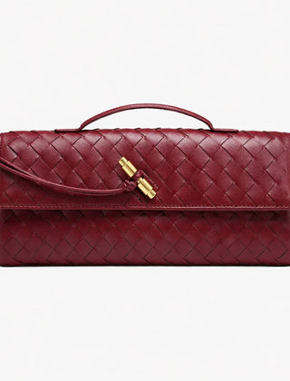 Woven Shoulder Clutch Bag – Red Carpet