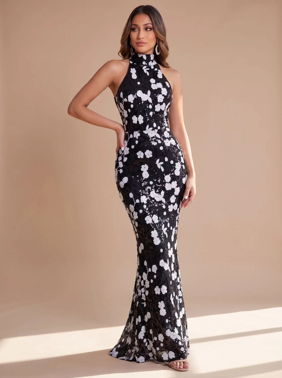 Sequin Mermaid Maxi Dress