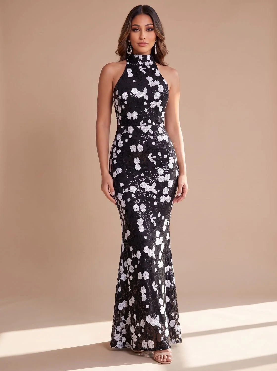 Sequin Mermaid Maxi Dress