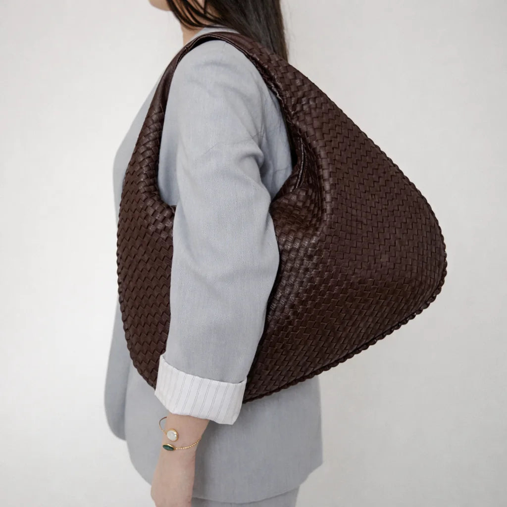 Woven Hobo Shoulder Bag