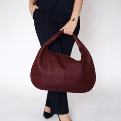 Woven Hobo Shoulder Bag