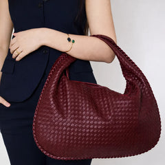 Woven Hobo Shoulder Bag – Red Carpet