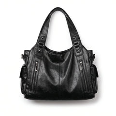 Slouchy Shoulder Bag – Black