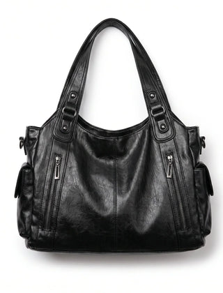 Slouchy Shoulder Bag – Black
