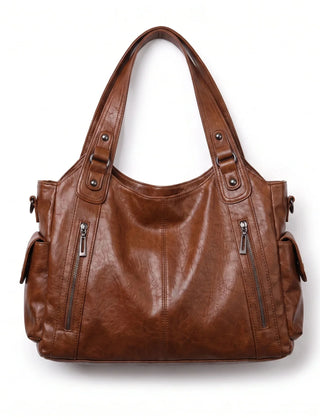 Slouchy Shoulder Bag – Brown
