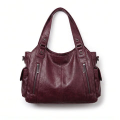 Slouchy Shoulder Bag – Purple