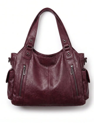 Slouchy Shoulder Bag – Purple