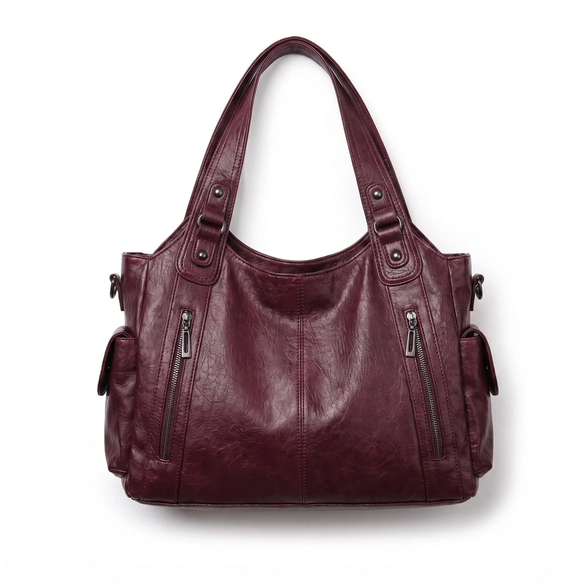 Slouchy Shoulder Bag – Purple