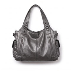 Slouchy Shoulder Bag – Grey