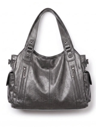 Slouchy Shoulder Bag – Grey